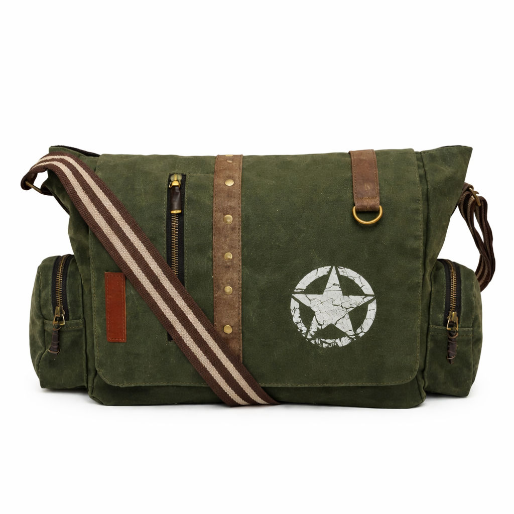 Green Unisex Messenger Bag - Stylish & Eco-Friendly 171